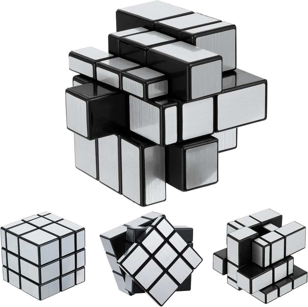 Original Qiyi Mirror Cube 3x3 Golden Sticker Less Qiyi Warrior S Best Quality Fast Speed Magic Rubik Speed Cube Educational Puzzle Toys