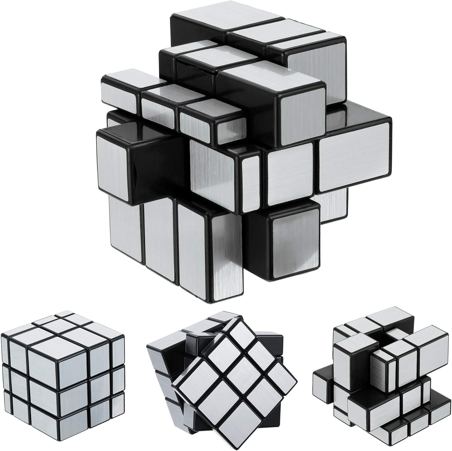 Original Qiyi Mirror Cube 3x3 Golden Sticker Less Qiyi Warrior S Best Quality Fast Speed Magic Rubik Speed Cube Educational Puzzle Toys