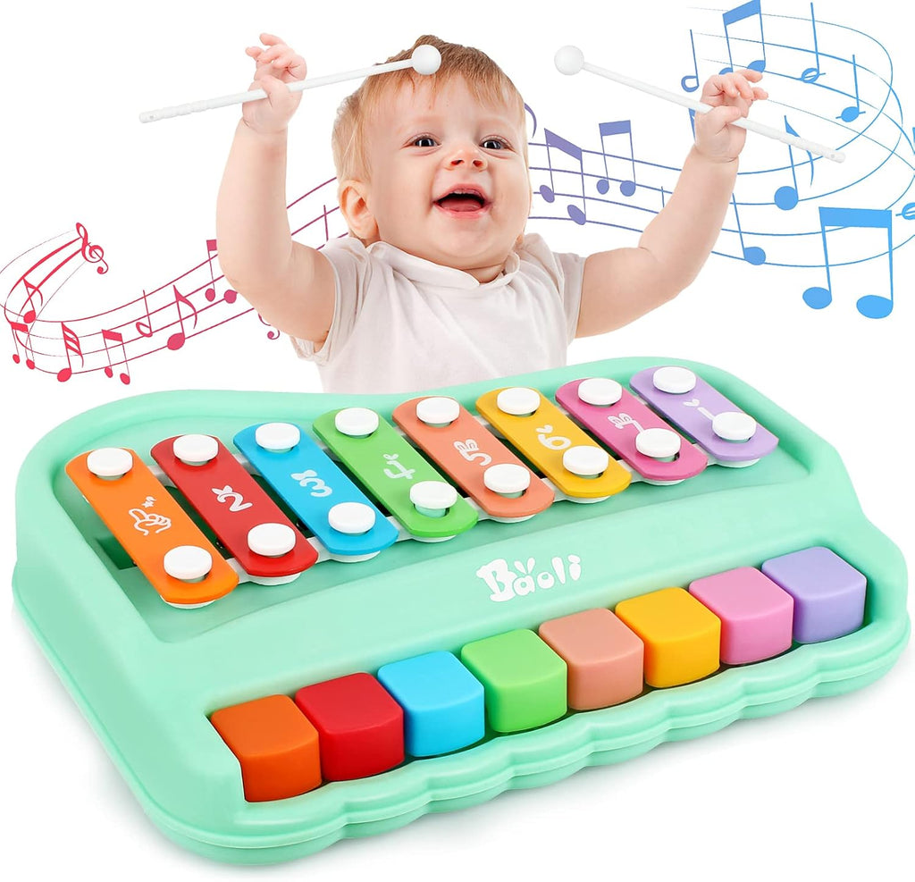 Musical Piano Xylophone For Kids - 8 keys - 2 In 1