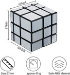 Original Qiyi Mirror Cube 3x3 Golden Sticker Less Qiyi Warrior S Best Quality Fast Speed Magic Rubik Speed Cube Educational Puzzle Toys