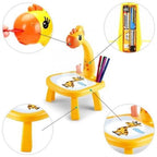 small kids projector painting kit-Projection Drawing Board-Drawing Board-Education Writing Board learning table Writing Board